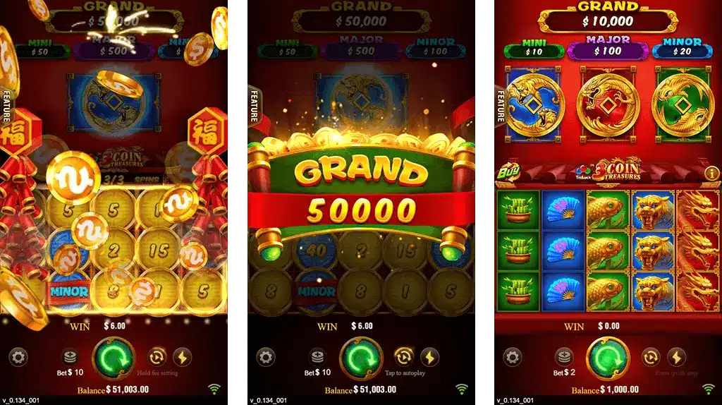 3 Coins 100Win Bonus